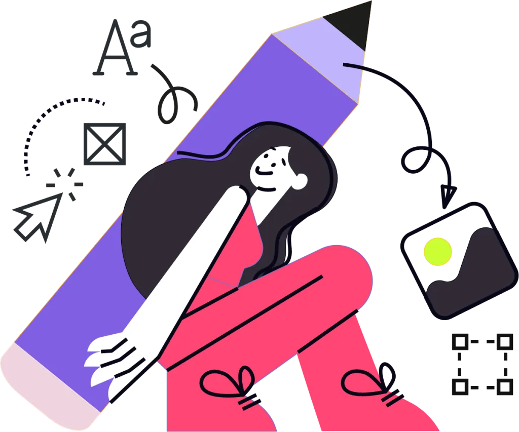 Services 1 illustration services identité visuelle