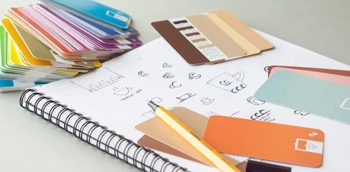 choix de couleur pour création d'identité visuelle