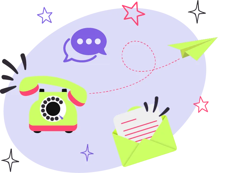 telephone message enveloppe et avion en papier