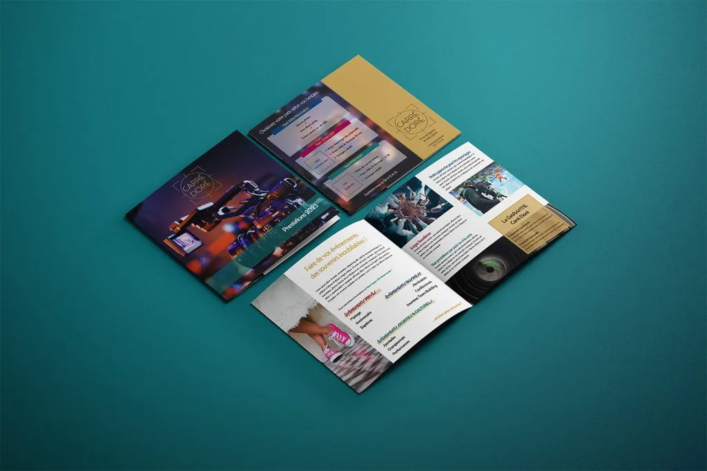conception brochure carredore