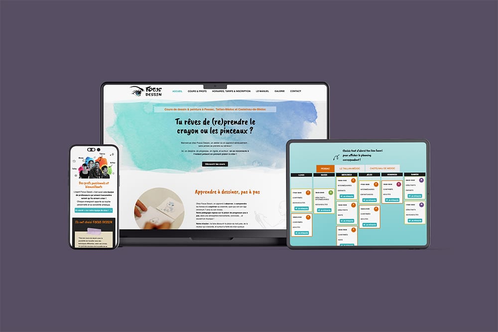 mockup responsive focussite
